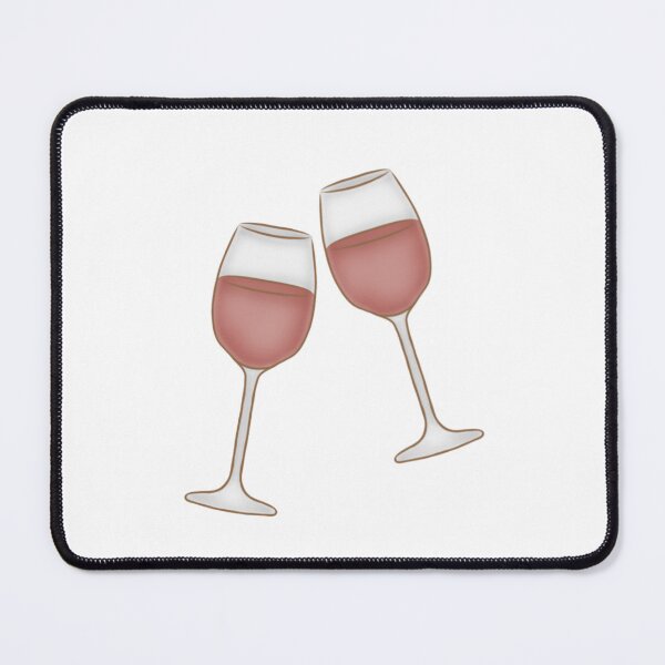 Item preview, Rose Wine Glasses Clinking designed and sold by TRNice.