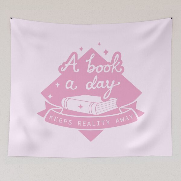 Item preview, A Book A Day - Book Lover Design designed and sold by LellsCreates.