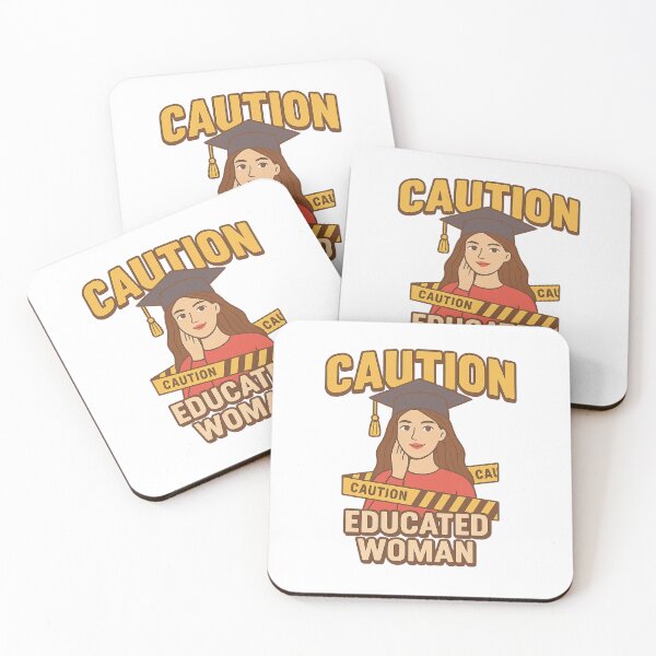 Item preview, Caution educated woman designed and sold by Bluntdivas.
