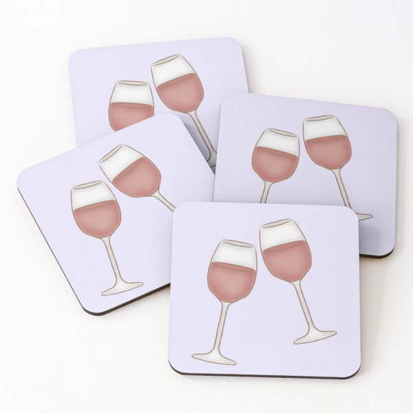 Item preview, Rose Wine Glasses Clinking designed and sold by TRNice.