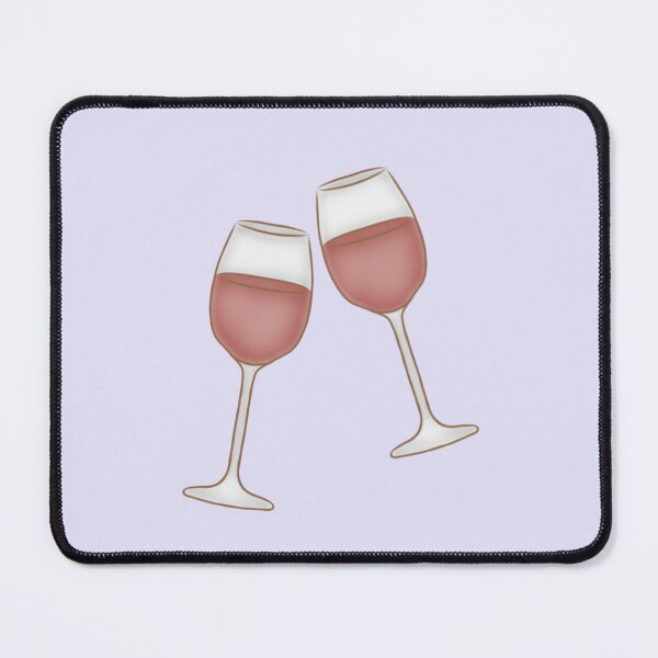 Item preview, Rose Wine Glasses Clinking designed and sold by TRNice.