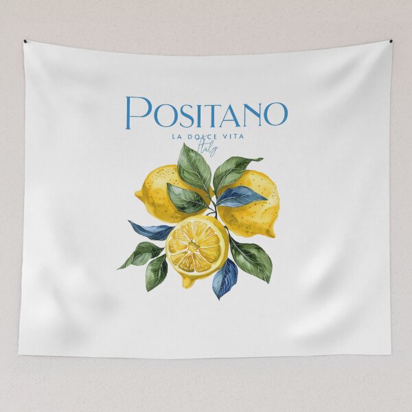 Item preview, Positano La Dolce Vita Italy Lemons designed and sold by PG Illustration.