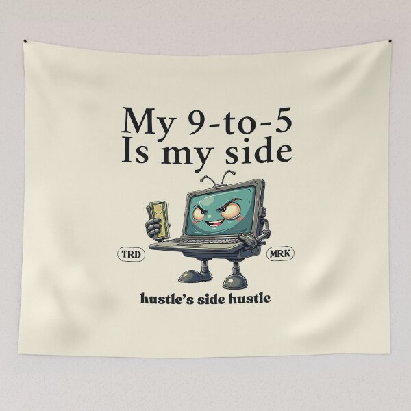 Item preview, My 9-to-5 is my side hustle's side hustle designed and sold by Peerless-Prime.