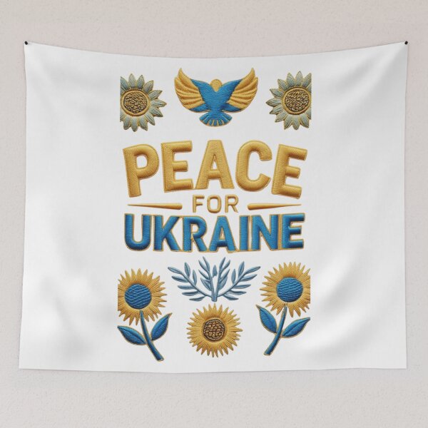 Item preview,  I Stand With Ukraine Embroidered Patch Peace Support Design designed and sold by ArtDesignTp.