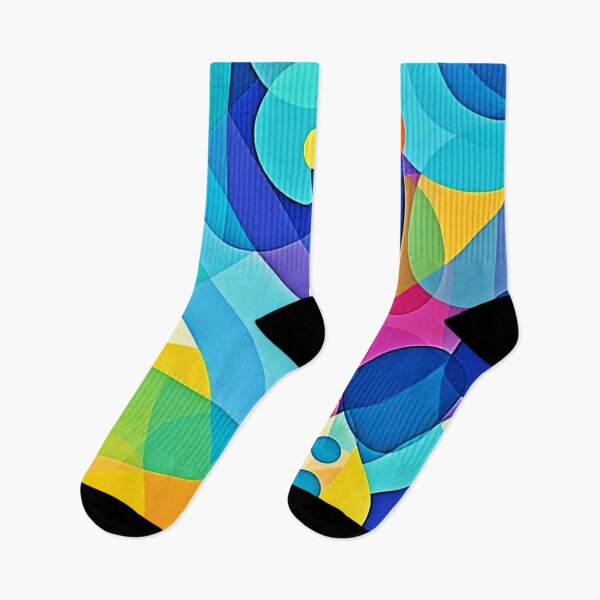 Item preview, Vibrant Geometric Abstract designed and sold by Health And Fitness Posts e-Store.