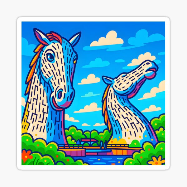 Item preview, The Kelpies Scotland designed and sold by celtveor.
