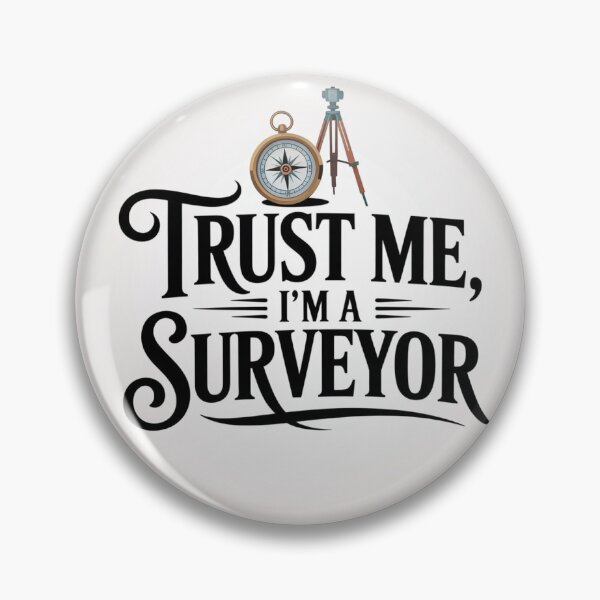 Item preview, Trust Me, I'm a Surveyor – Vintage Style Design designed and sold by JDGeoShop.