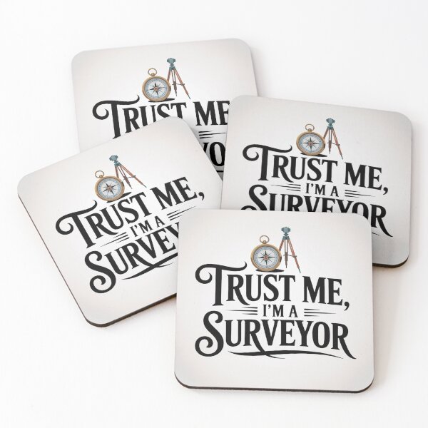 Item preview, Trust Me, I'm a Surveyor – Vintage Style Design designed and sold by JDGeoShop.