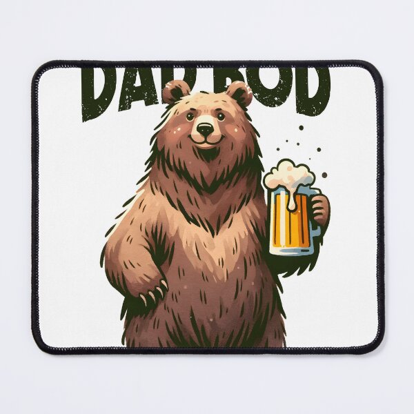 Item preview, Funny Bear Dad Bod designed and sold by UNIGRAPHIX.