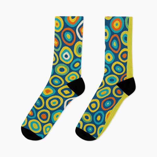 Item preview, Retro Mid-Century Modern Circles Pattern designed and sold by weirdfishes123.