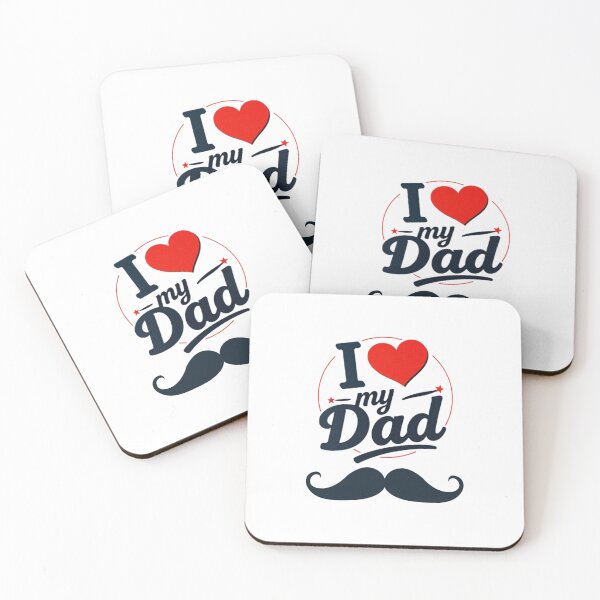 Item preview, I love my Dad - Father's day designed and sold by CanvasbyCaro.