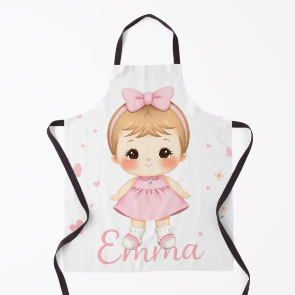 Item preview, Emma Baby Girl Name – Cute Doll Illustration in Pastel Style designed and sold by daila70.