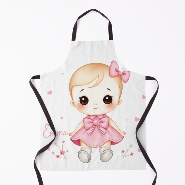 Item preview, Emma Baby Girl Name – Cute Doll Illustration in Pastel Style designed and sold by daila70.