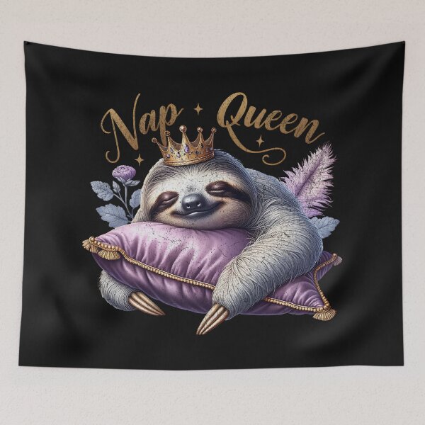 Item preview, Nap Queen Sloth designed and sold by AwesomeBeyondLimits.