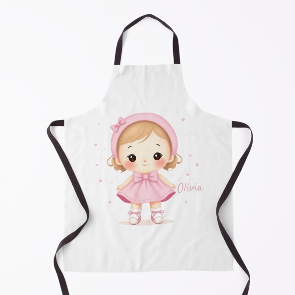 Item preview, Olivia Baby Girl Name – Cute Doll Illustration in Pastel Style designed and sold by daila70.