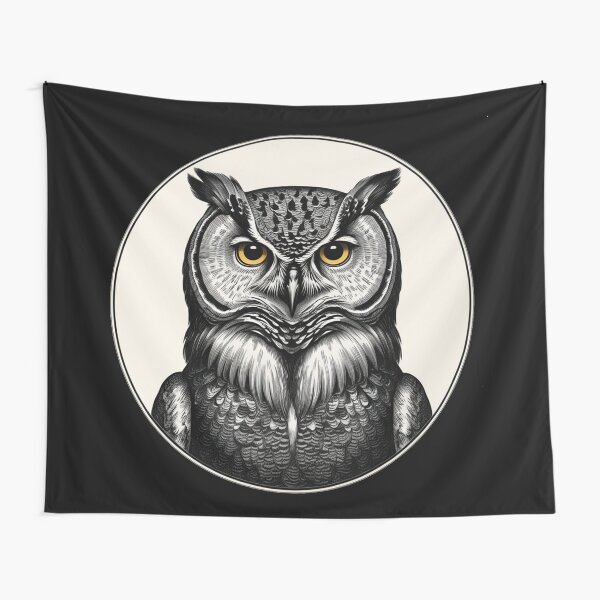 Item preview, majestic owls designed and sold by Mauvais Genre.