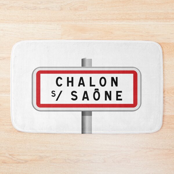 Aperçu de l'œuvre Panneau d'entrée de ville de Chalon-sur-Saône, Saône-et-Loire, Bourgogne-Franche-Comté créée et vendue par Panneaux et signalisations - NPOITEVIN.