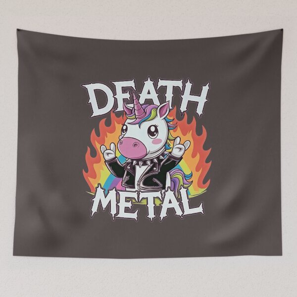 Item preview, Unicorn Of Death Metal designed and sold by marosz12.