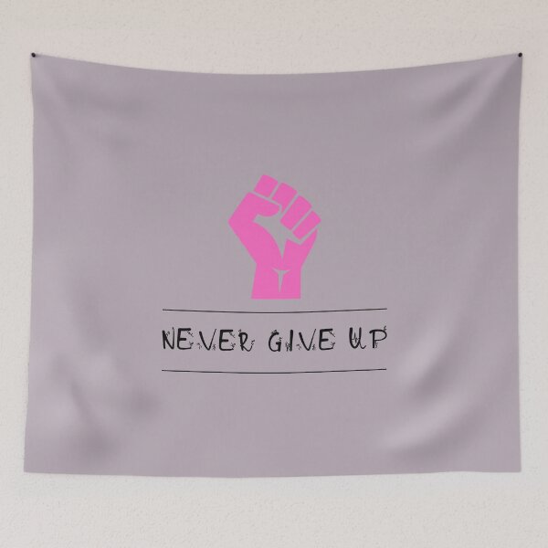 Item preview, NEVER GIVE UP designed and sold by MJLO STORY TIME.