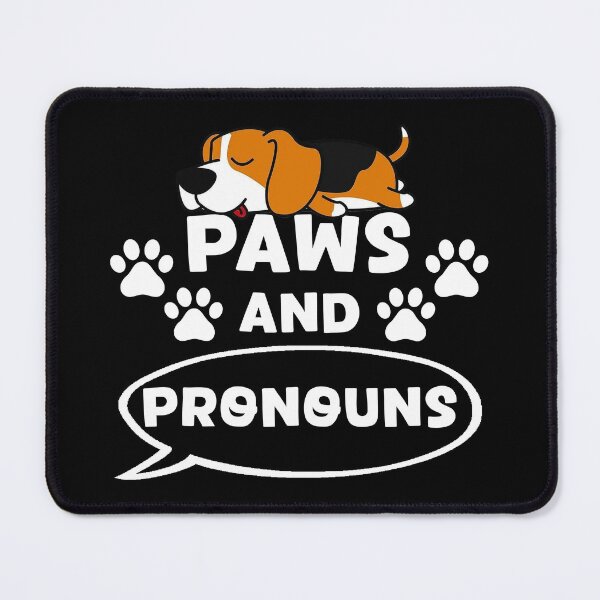 Item preview, Paws and Pronouns Speech Therapist Dog Lover Design designed and sold by Dmetalx Art Apparel.