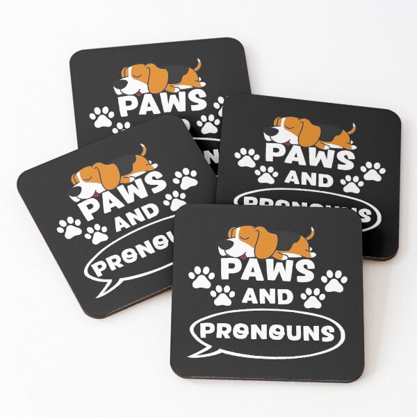 Item preview, Paws and Pronouns Speech Therapist Dog Lover Design designed and sold by Dmetalx Art Apparel.