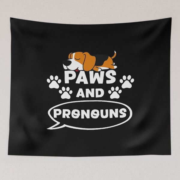 Item preview, Paws and Pronouns Speech Therapist Dog Lover Design designed and sold by Dmetalx Art Apparel.