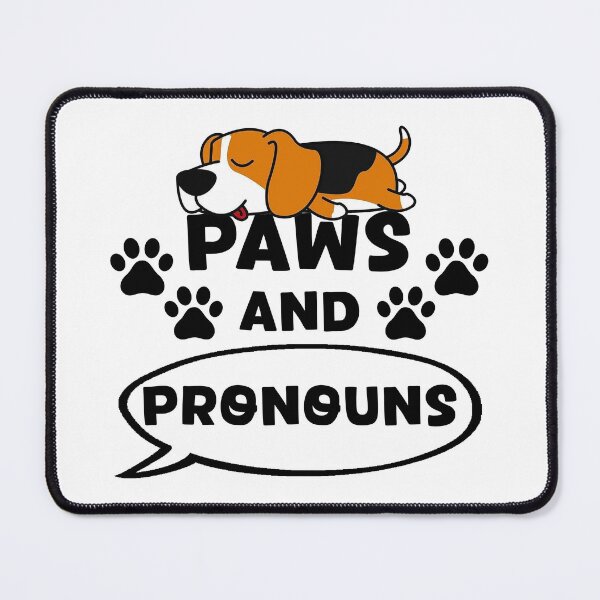 Item preview, Paws and Pronouns Speech Therapist Dog Lover Design designed and sold by Dmetalx Art Apparel.