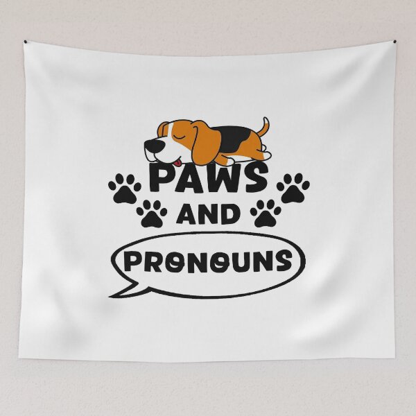 Item preview, Paws and Pronouns Speech Therapist Dog Lover Design designed and sold by Dmetalx Art Apparel.