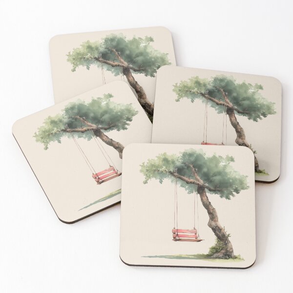Item preview, Swing Hanging from a Tree Branch designed and sold by Violet Peonies.