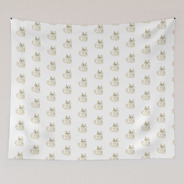 Item preview, Cute cream-colored cat designed and sold by Splasheverything .