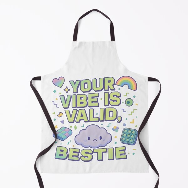 Item preview, Your Vibe Is Valid, Bestie | Pastel Affirmation Kawaii Digital Art 2025 designed and sold by AnnDesignStudio.