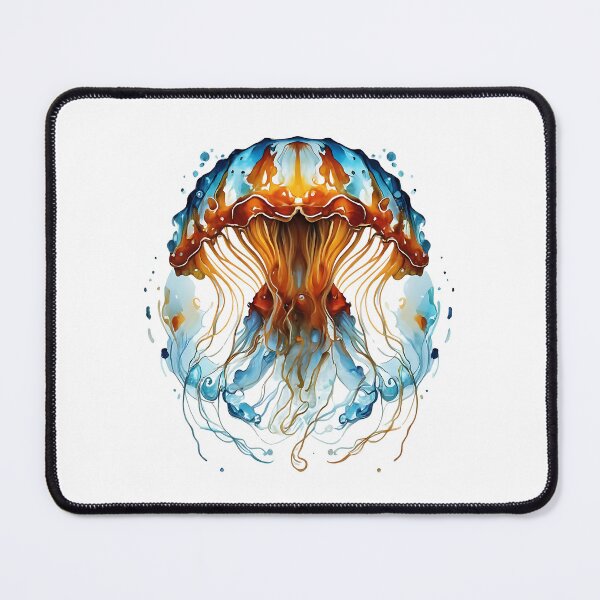 Item preview, Giant blue jellyfish deep sea creature designed and sold by Ann Miu Deluxe.