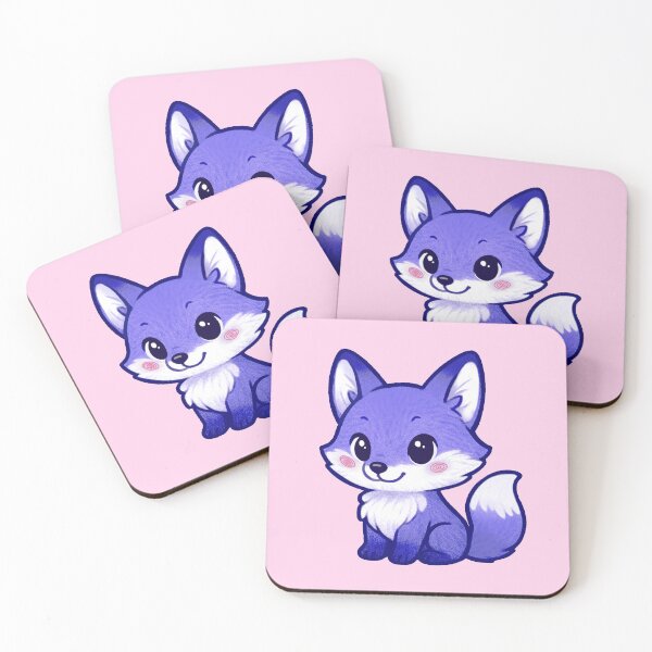 Item preview, Cute Purple Fox  designed and sold by FarieArt.