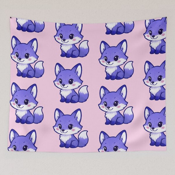 Item preview, Cute Purple Fox  designed and sold by FarieArt.