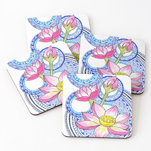 Item preview, Lotus Blossoms in Water designed and sold by BreezyZen.