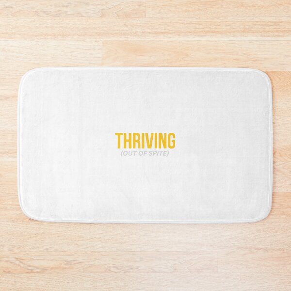 Item preview, Thriving (Out of Spite) – Sarcastic Motivational Design - Yellow designed and sold by InkAndRavens.