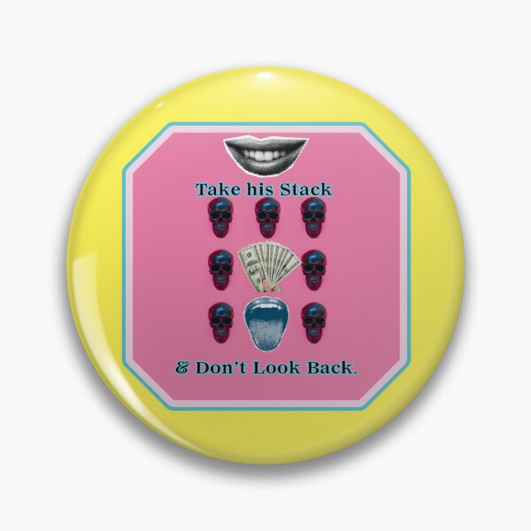 Item preview, Bright Edgy Y2k Pop Art Materialistic Skull Design designed and sold by Hanging On By A Staple.