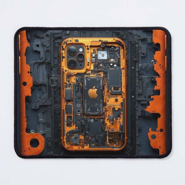 Item preview, Grunge Disassembled iPhone Art – Industrial Circuit iPhone Case designed and sold by SavinMercantile.