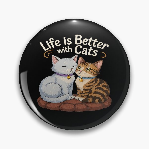 Item preview, Life Is Better with Cats Cute Pet Lovers designed and sold by MiracleBarto.