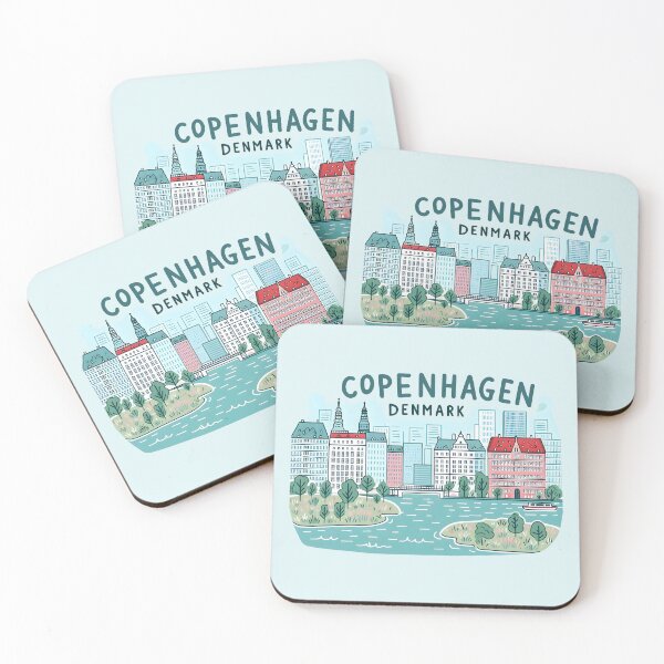 Item preview, Copenhagen Denmark  designed and sold by WanderlustCoCo.
