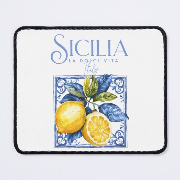 Item preview, Sicilia La Dolce Vita Italy Lemons designed and sold by PG Illustration.