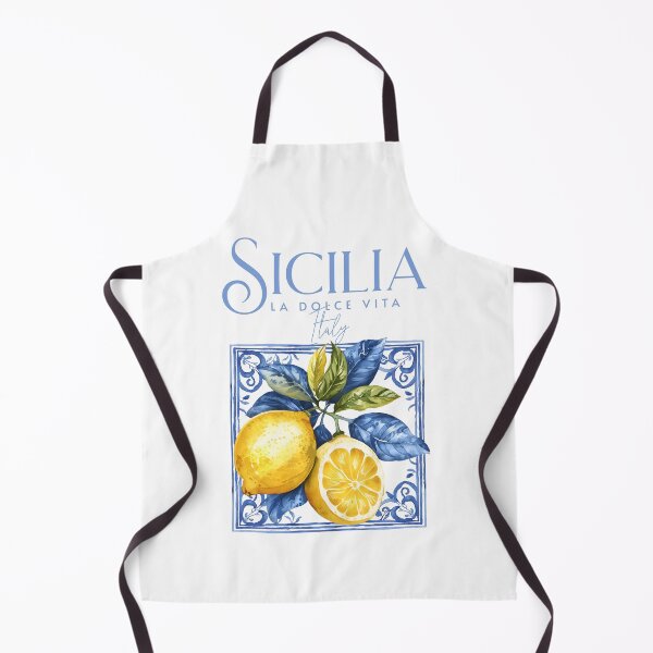 Item preview, Sicilia La Dolce Vita Italy Lemons designed and sold by PG Illustration.