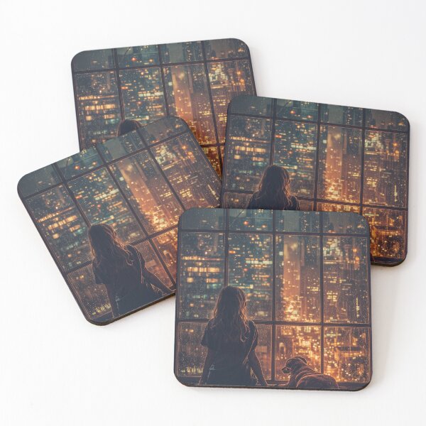 Item preview, City Lights and Quiet Hearts designed and sold by oanaunciuleanu.