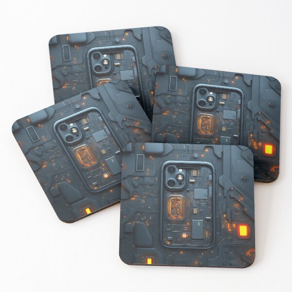 Item preview, Glowing Circuit Core – Futuristic Disassembled iPhone Case designed and sold by SavinMercantile.