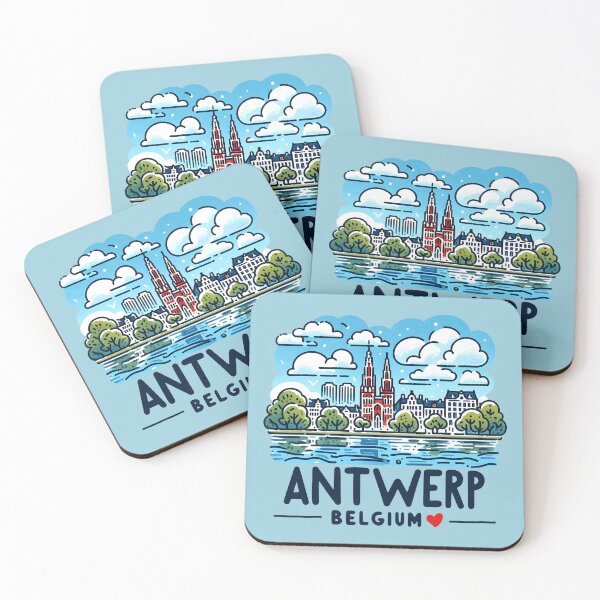 Item preview, Antwerp Belgium designed and sold by WanderlustCoCo.