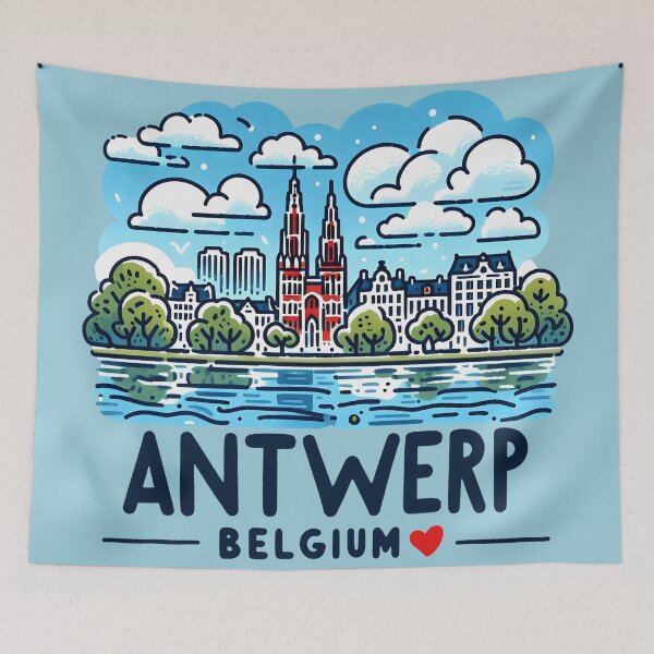 Item preview, Antwerp Belgium designed and sold by WanderlustCoCo.