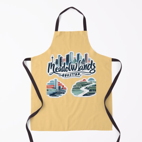 Item preview, Meadow Lands Houston Watercolor Minimalist Cityscape Sticker, designed and sold by PaintMeWorld.