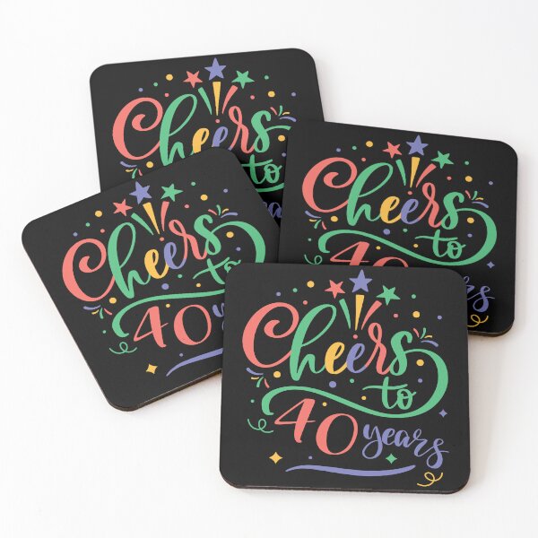 Item preview, Cheers to 40 Years designed and sold by PCStudio57.