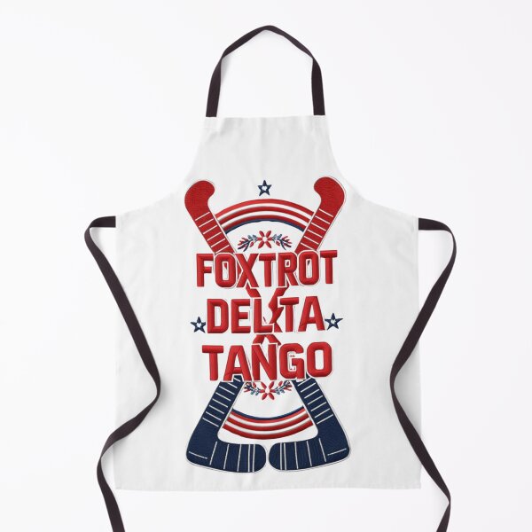 Item preview, Foxtrot Delta Tango Hockey Embroidered Patch Design designed and sold by ArtDesignTp.