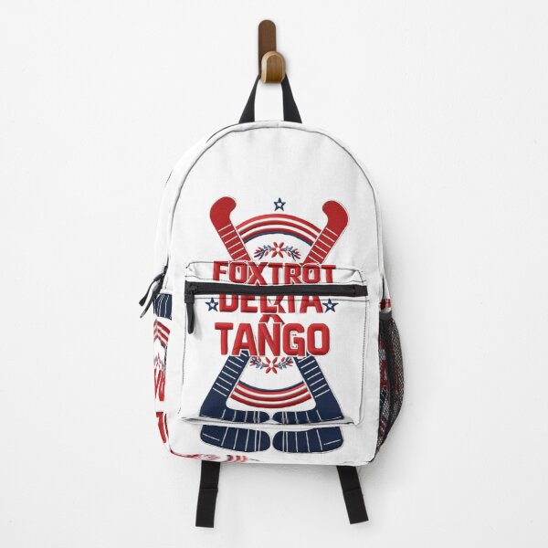 Item preview, Foxtrot Delta Tango Hockey Embroidered Patch Design designed and sold by ArtDesignTp.